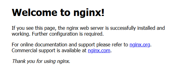 NGINX Webserver installieren
